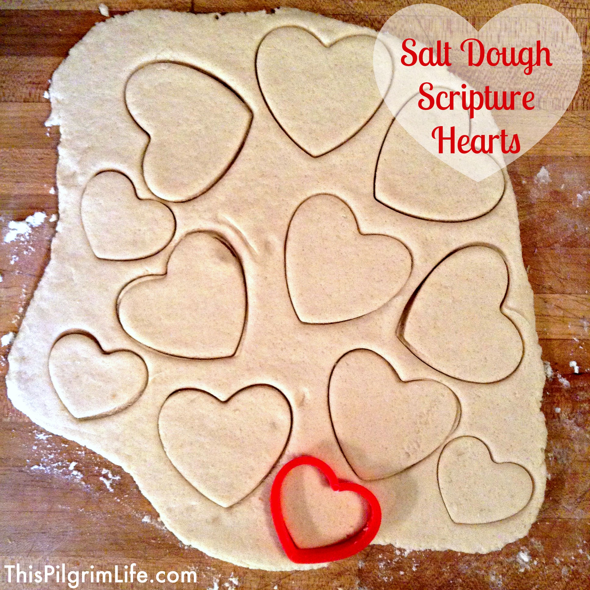 Salt Dough Scripture Valentines