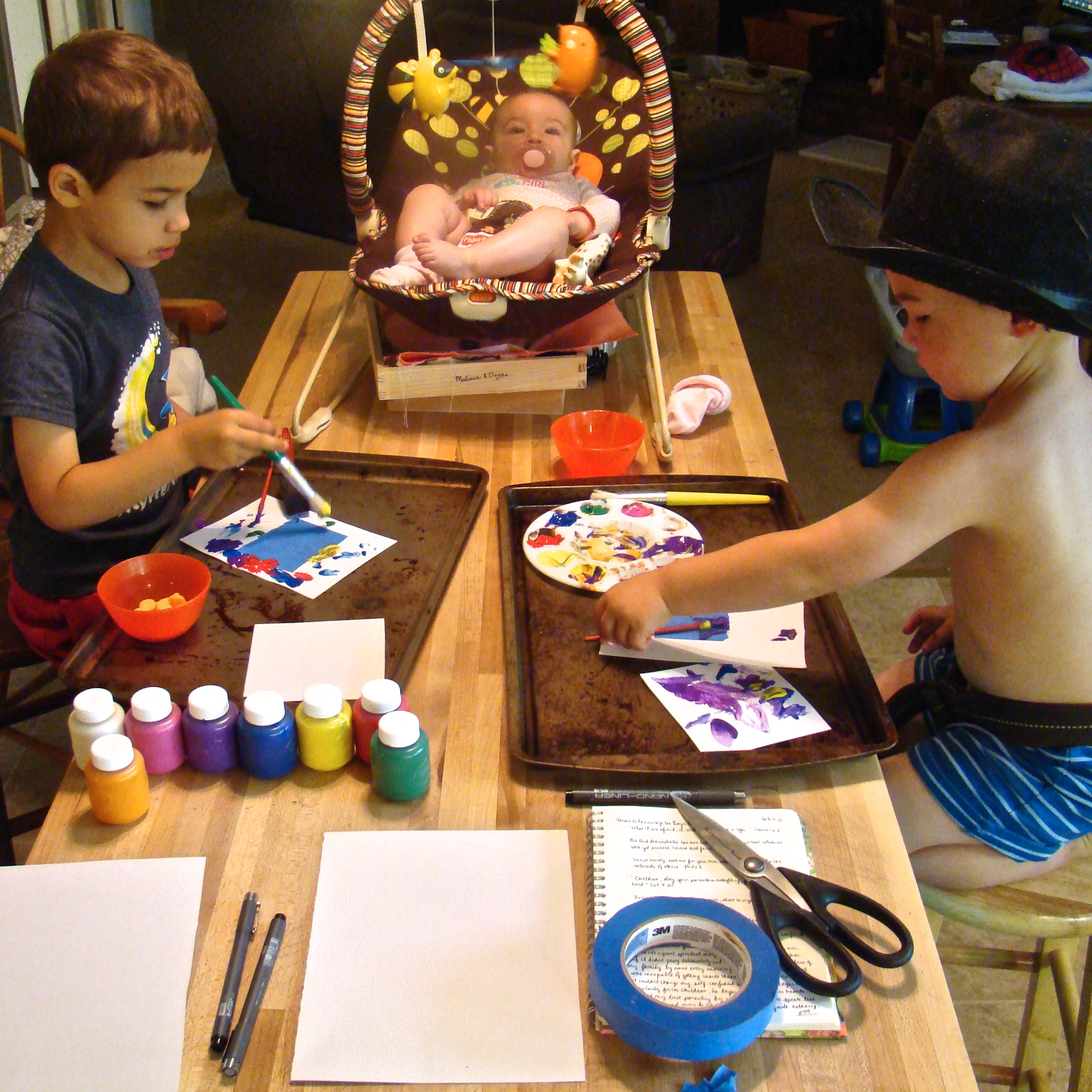 Scripture Painting Activity for Young Children