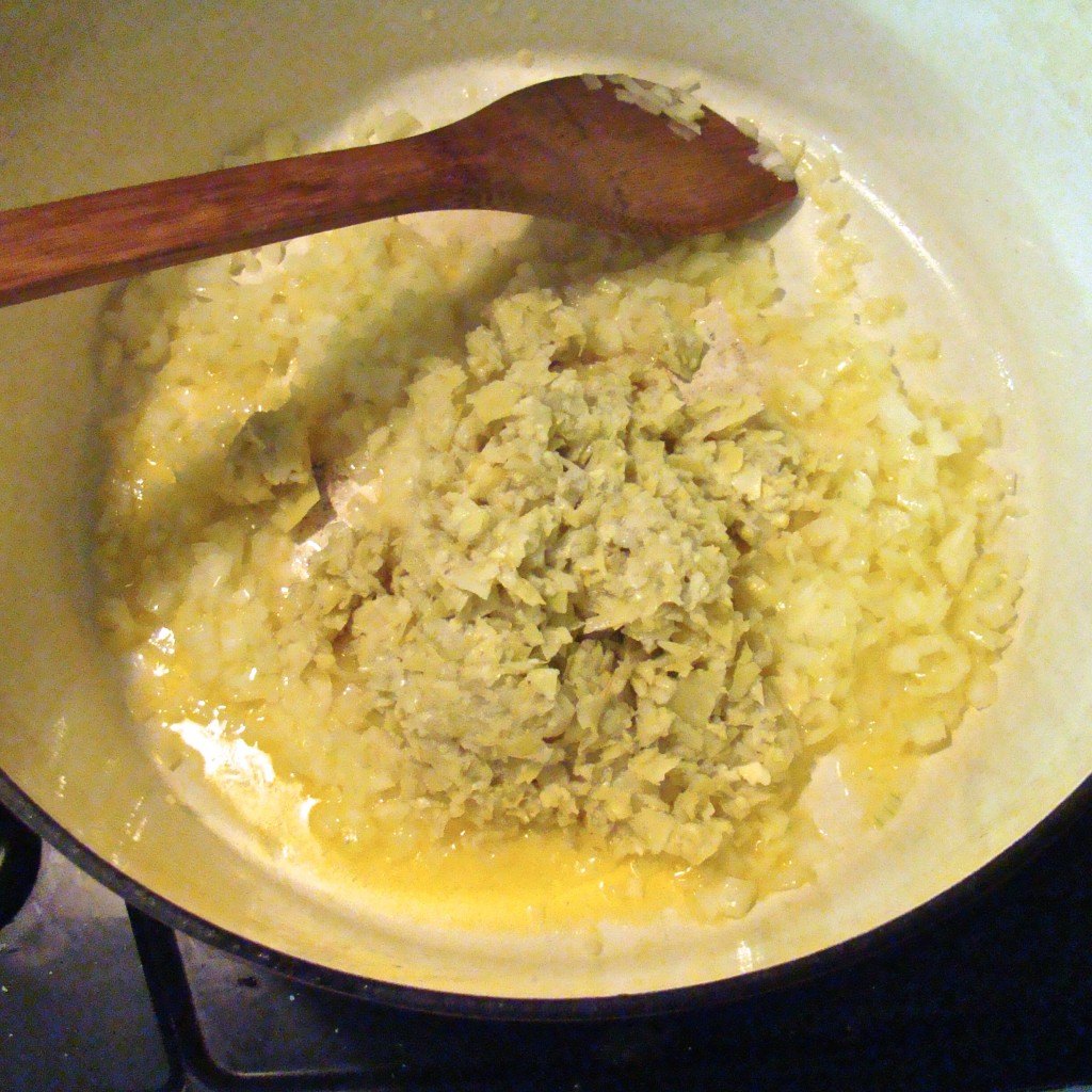 Caramelized Onion, Kale, and Artichoke Tartlets
