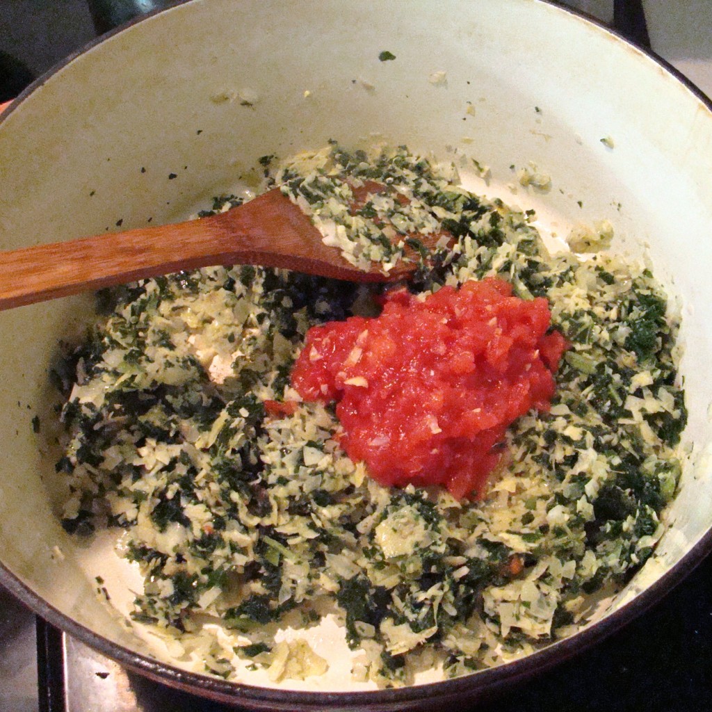 Caramelized Onion, Kale, and Artichoke Tartlets