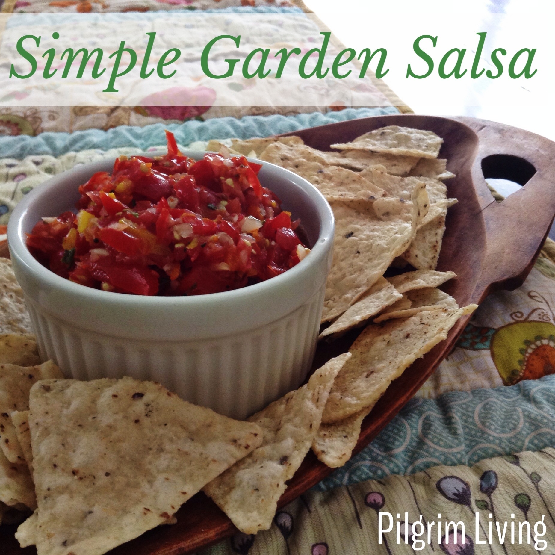 simple garden salsa