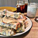 Black Bean and Spinach Egg Rolls