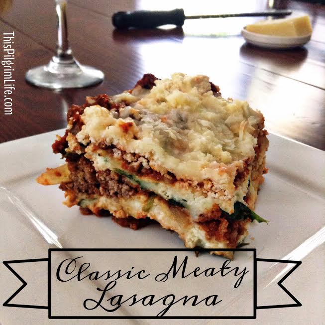 Classic Meaty Lasagna