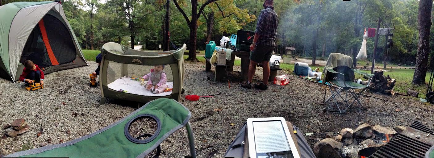 Camping with three small children may have its challenges, but it's worth it!