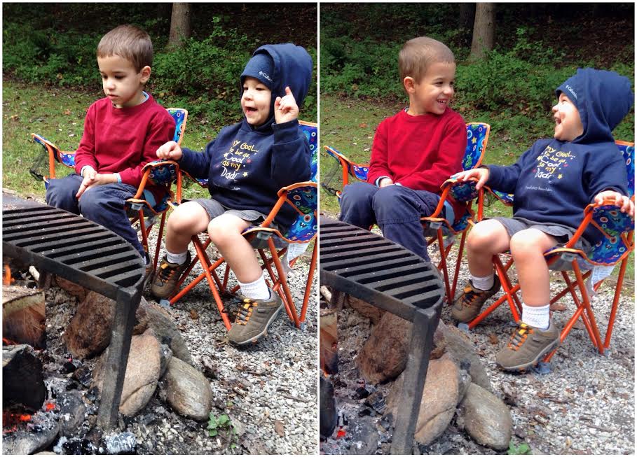 Camping with three small children may have its challenges, but it's worth it!