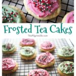 These frosted tea cakes are so simple to whip together in a stand mixer and such fun cookies to decorate together as family! You'll be amazed at how tasty these soft cookies are, topped with a sweet cream cheese icing. Make a batch to eat and a batch to share with friends! 