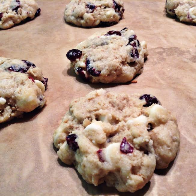 White Chocolate & Cranberry Cookies4