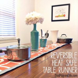 Reversible Heat Safe Table Runner