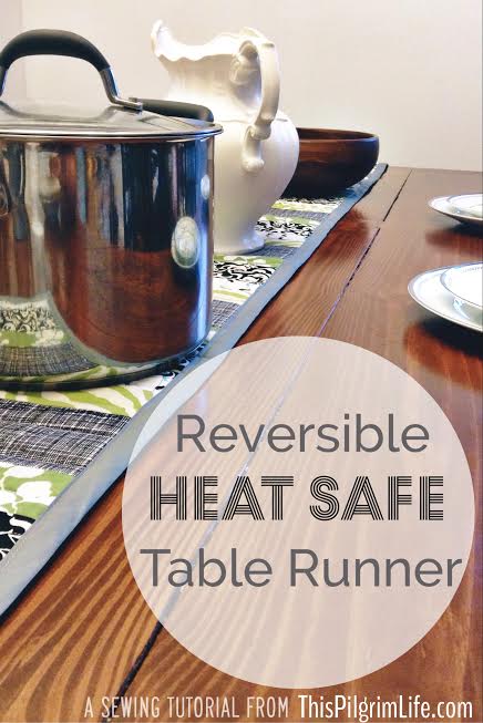 Reversible Heat Safe Table Runner