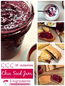 Chia Seed Jam-- Healthy and delicious jam in fifteen minutes!