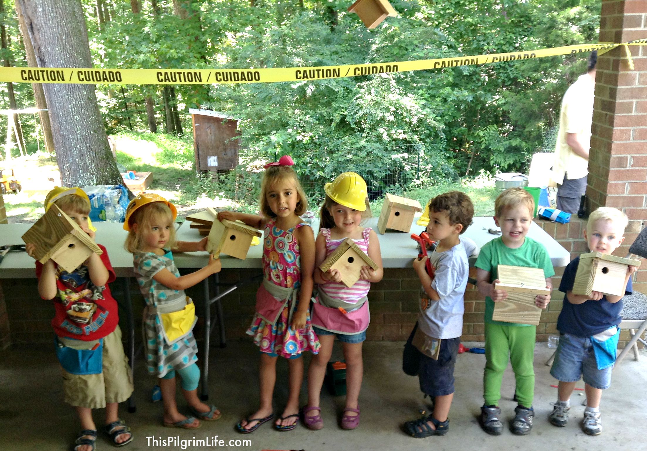 Such a fun party for any kid who loves tools and building! Hard hats, tool belts, and lots of fun activities! 