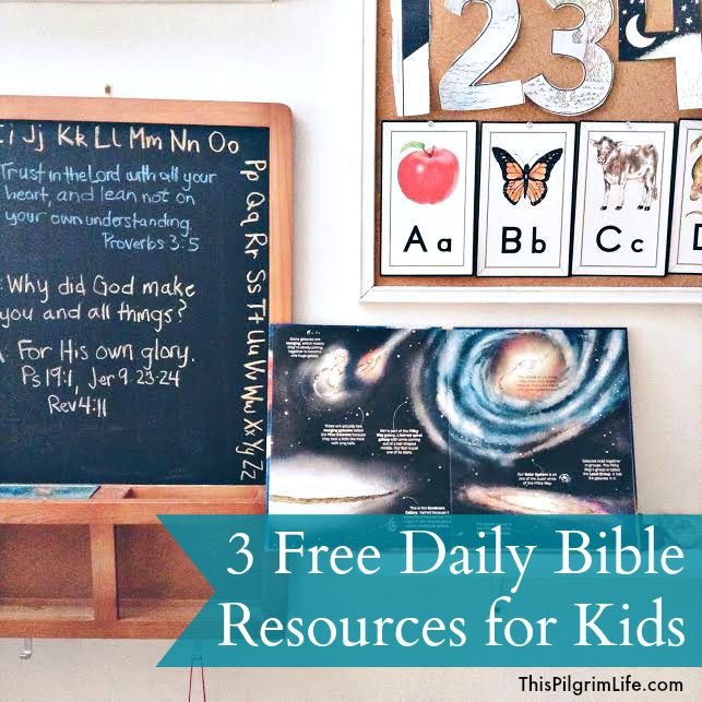 Free resources that make it easy to teach kids about the Bible everyday. 