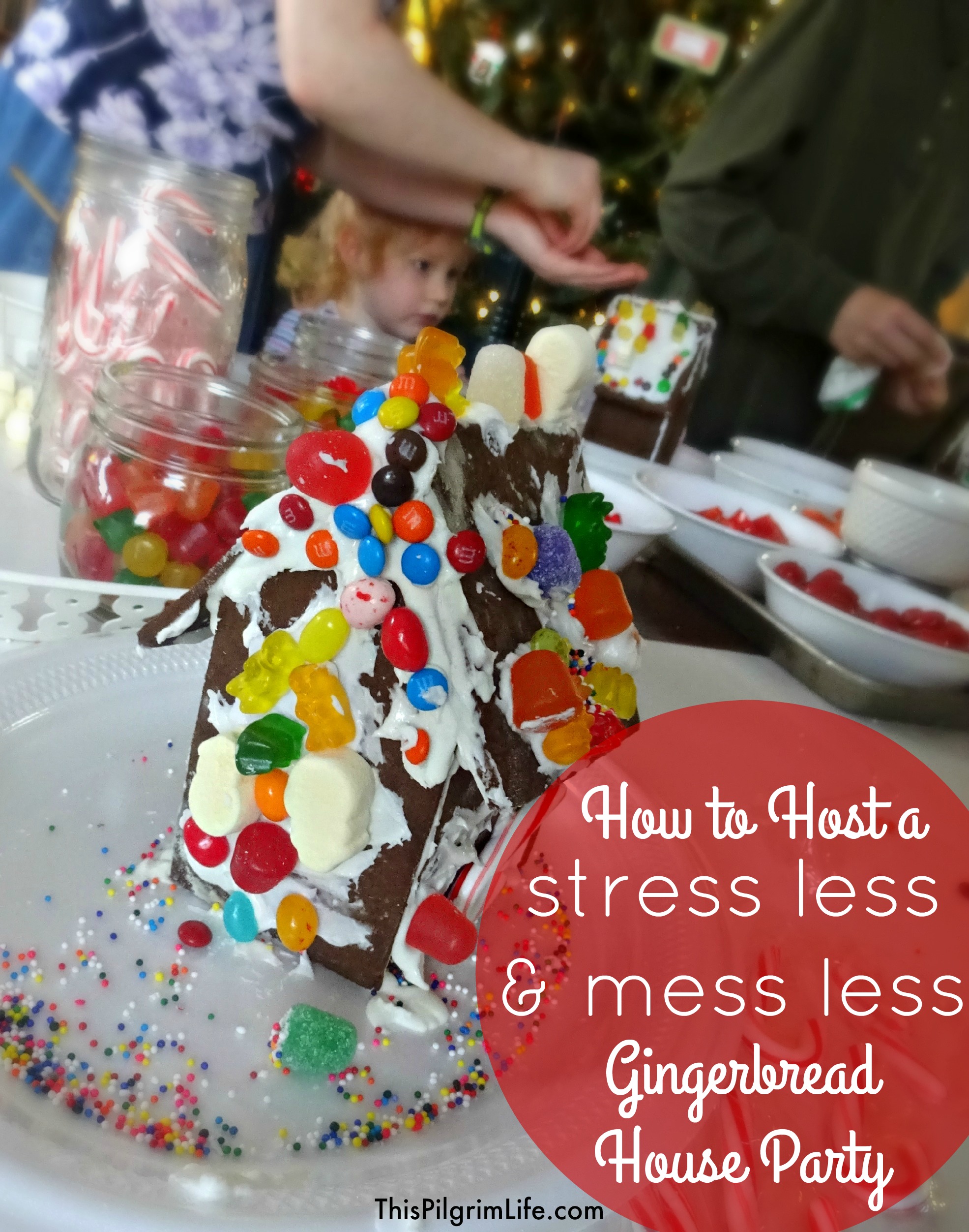Host a gingerbread house party-- tips to make your party a success!
