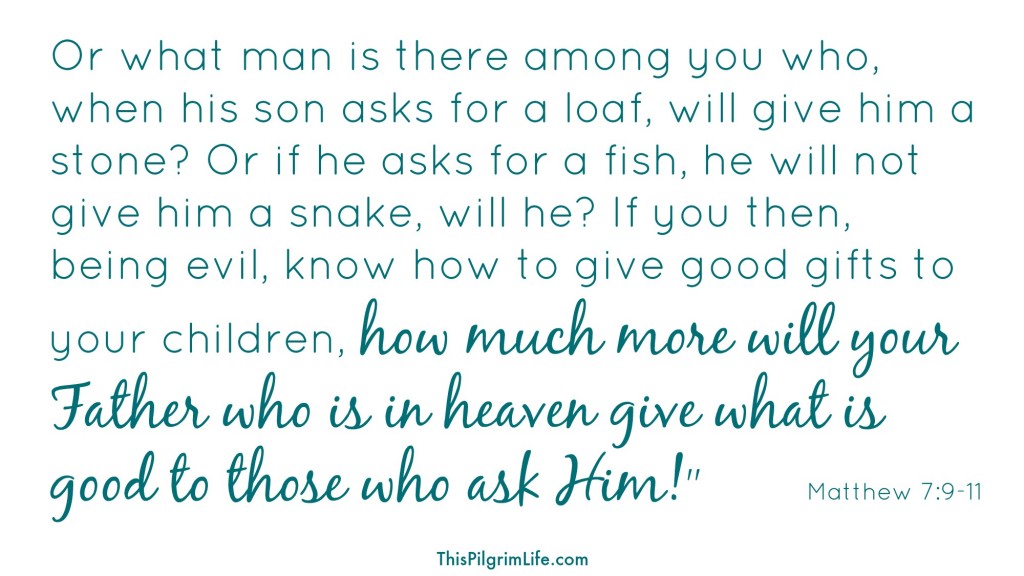Channel your kids' enthusiasm to give (and receive!) gifts to discussions about God's goodness and His delight in giving His children good gifts. To help you get started, here are three verses we often use to teach our children about the generous and supreme giving nature of God.
