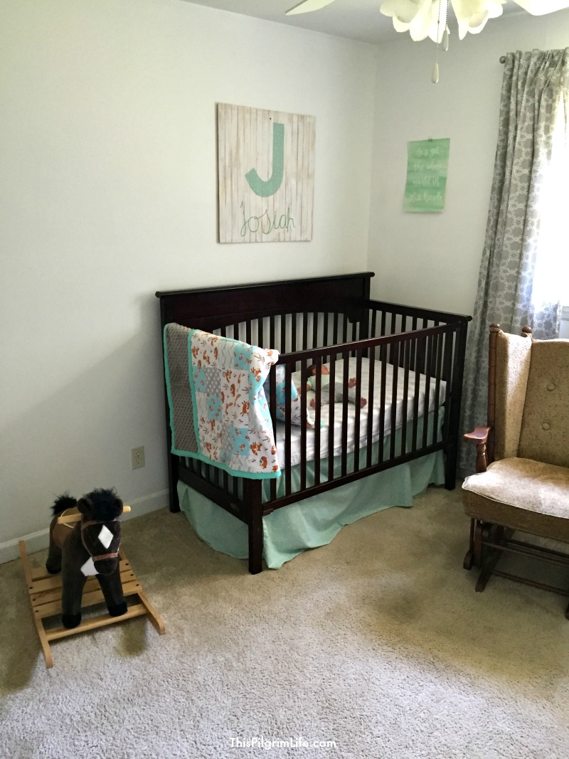 We recently made over our daughter's room to make space for her new little brother. Check out the new look, a few favorite nursery items, and three DIY projects you can make for inexpensive wall decor!
