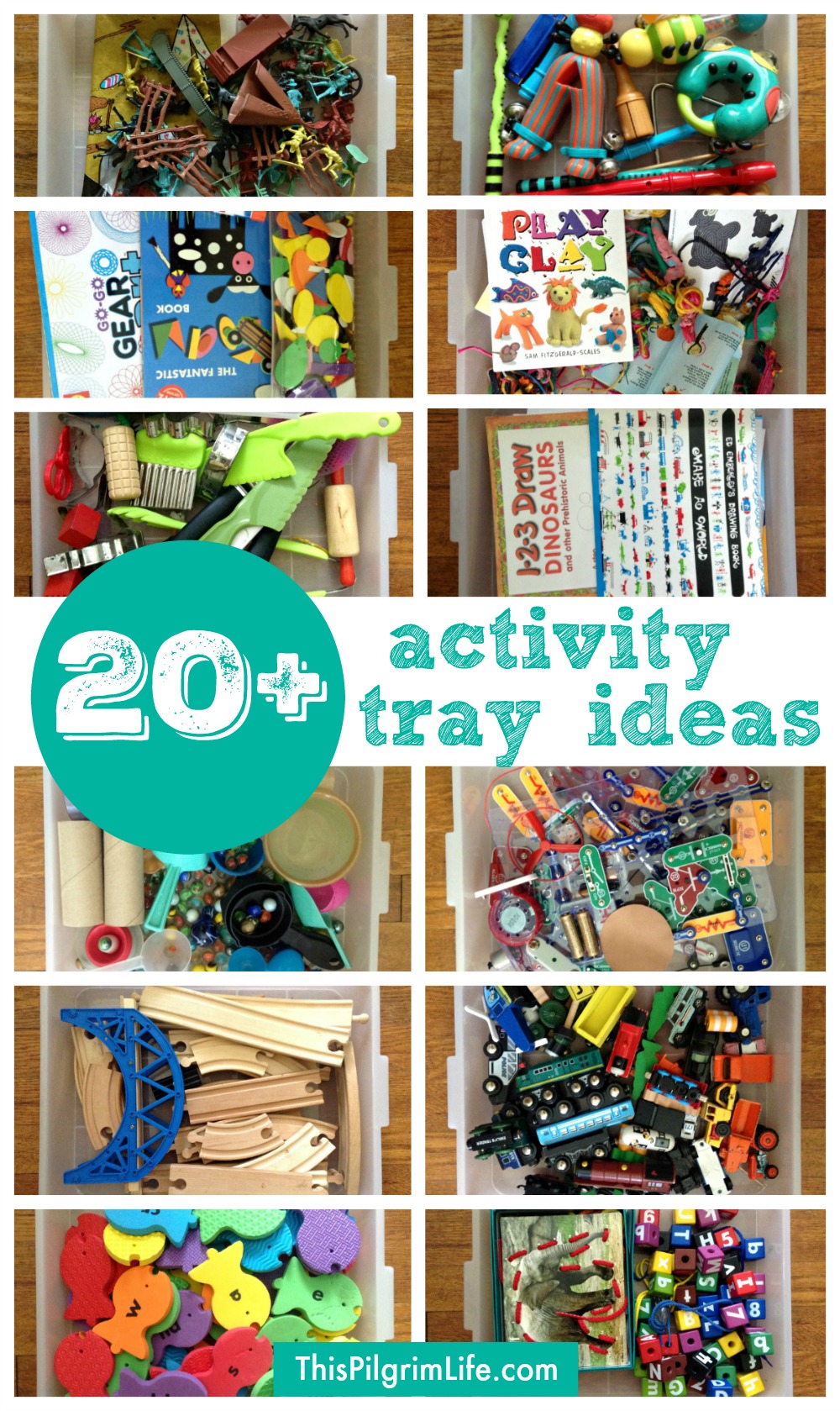 20+ Activity Tray Ideas for Independent, Creative Play