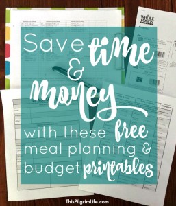 Check out these free printables to help you meal plan, shop, and stick to your grocery budget!