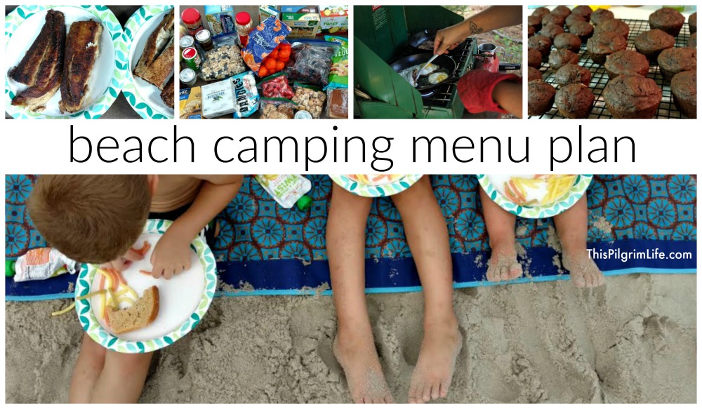 Camping with kids can be intimidating. What you will eat doesn't have to be. Check out what we prepped, packed, and ate on our weeklong camping trip at the beach. 