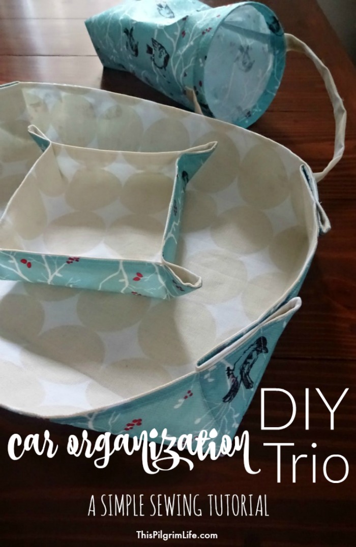 Keeping a car neat and organized when you have kids isn't always easy. This trio of baskets and bags can help, and I'm excited to share how you can make your own!