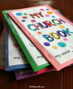 Free Printable Church Book for Kids - This Pilgrim Life
