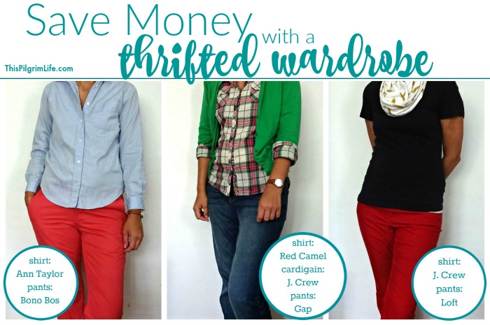 Shopping for clothes at thrift stores can be an incredible way to save money! Here are eight tips for building a thrifted wardrobe from someone with over a decade of experience! 
