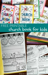 Free Printable Church Book for Kids - This Pilgrim Life