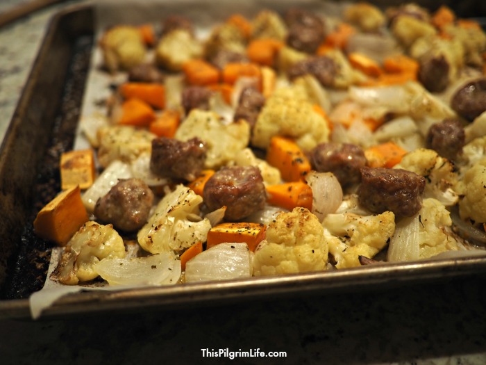 Roasting food in the oven is almost a guarantee of good flavor, especially for vegetables. So not only is this sheet pan of roasted sausage and root vegetables incredibly easy to make, it's also a major win for your tastebuds! 