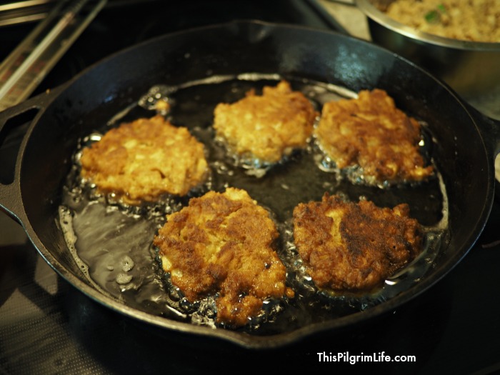 Delicious homemade apple fritters, slightly healthified, and ready in thirty minutes!