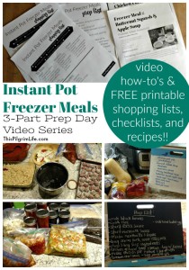 Instant Pot freezer meals take convenience and healthy meals to a new level! Get free resources to make stocking your freezer with delicious meals even easier, and check out hours of cooking videos to help you along the way!