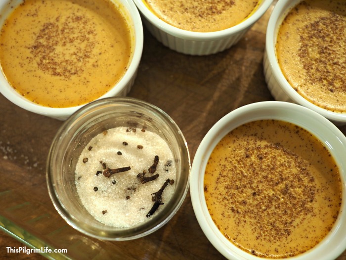 Instant Pot pumpkin pie creme brûlée is so quick and easy to make, and is an AMAZING Fall treat!