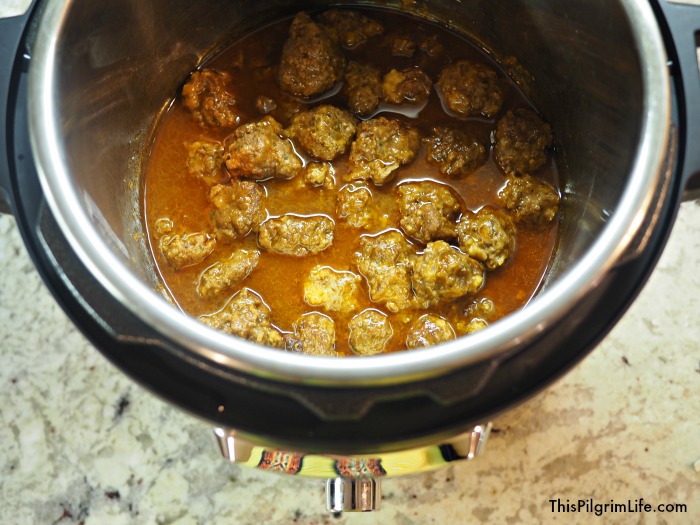 Avoid processed, sugary ingredients in this popular appetizer and try these sweet barbecue meatballs made completely from scratch and cooked in the Instant Pot-- easy, healthy, and delicious! 