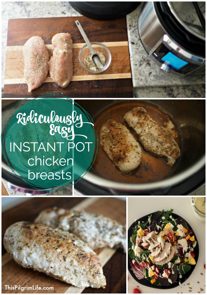 Ridiculously Easy Instant Pot Chicken Breasts