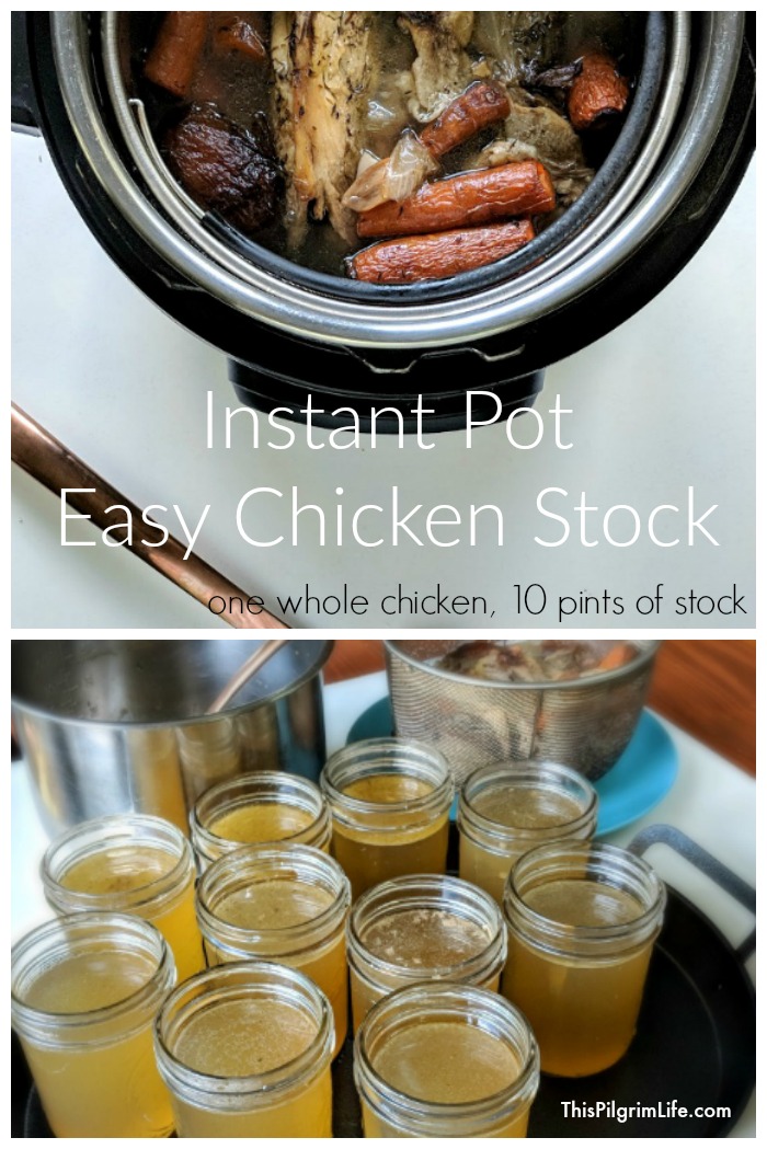 Instant Pot Easy Chicken Stock– A MUST-HAVE Recipe!
