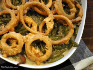 This green bean casserole is made from scratch in your Instant Pot! It's so easy and delicious-- you won't be able to go back to the old way of making it!