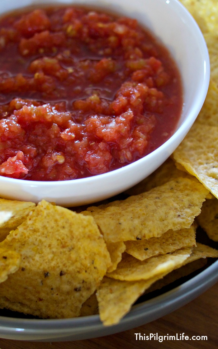 This super delicious restaurant-style salsa takes less than 10 minutes to prepare, is made with pantry ingredients, and can be customized according to your family's preferences! 