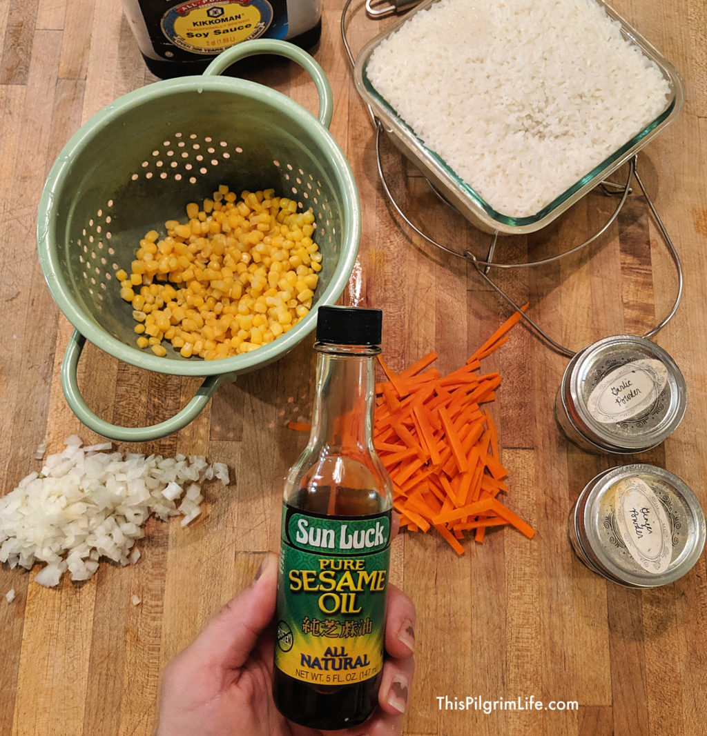 A simple recipe for easy Instant Pot fried rice! Perfect as a quick side dish or add protein for a quick meal! 