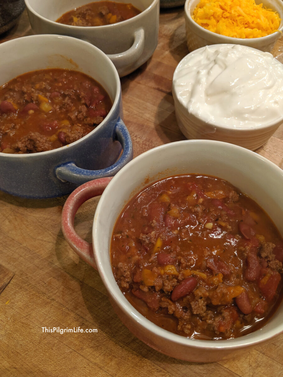 Make a delicious, hearty pot of chili in 45 minutes or less! This Instant Pot chili is perfect for chilly fall and winter days, and thanks to the Instant Pot, it's easy enough for weeknights too. Just don't forget the cornbread!