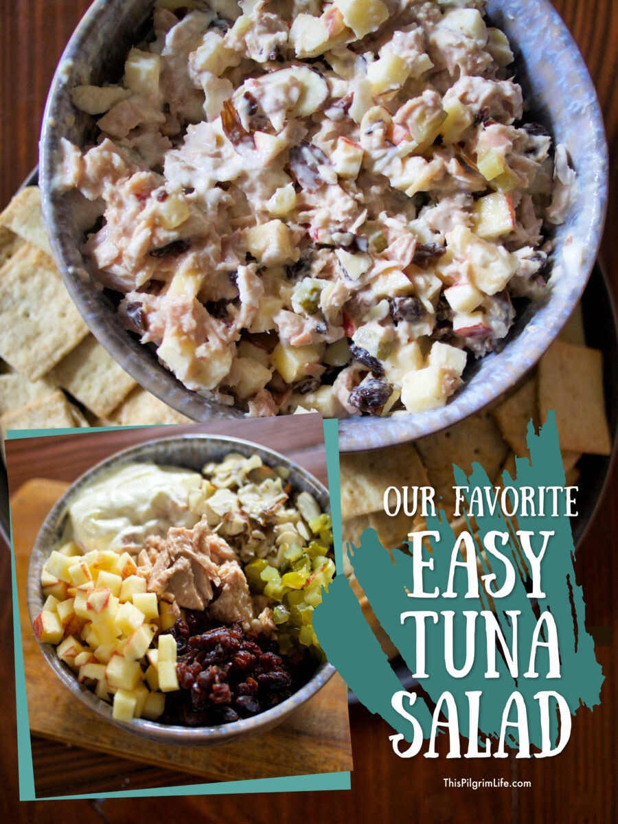 We love making this easy tuna salad for quick and healthy lunches! It's so simple to throw together and a favorite of the whole family! 
