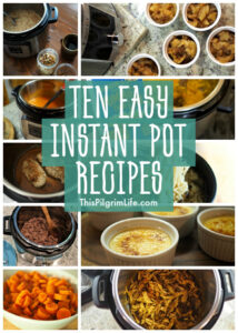 Here are ten of the easiest, most delicious Instant Pot recipes that will give you a taste of just what your Instant Pot can do! These easy Instant Pot recipes are perfect for beginners or anyone looking for simple recipes!