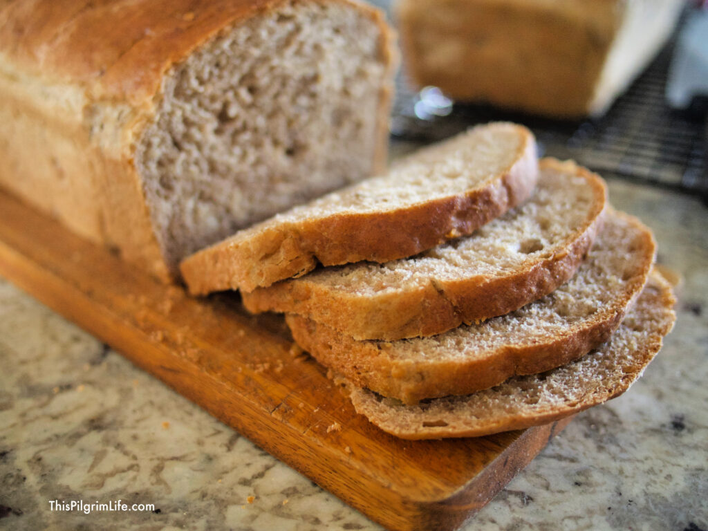 Soft and delicious sandwich bread made with a blend of flours, oats, nuts, and seeds. You're going to love how simple it is to make this homemade oat and nut bread!