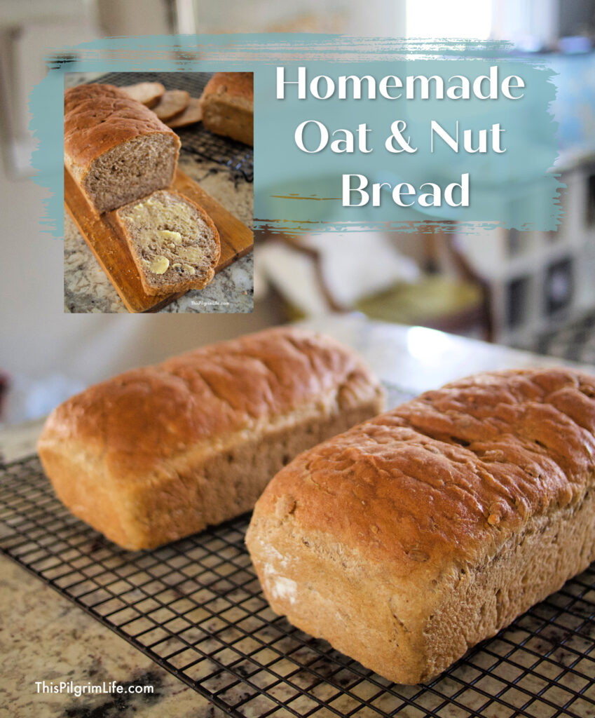 Soft and delicious sandwich bread made with a blend of flours, oats, nuts, and seeds. You're going to love how simple it is to make this homemade oat and nut bread!