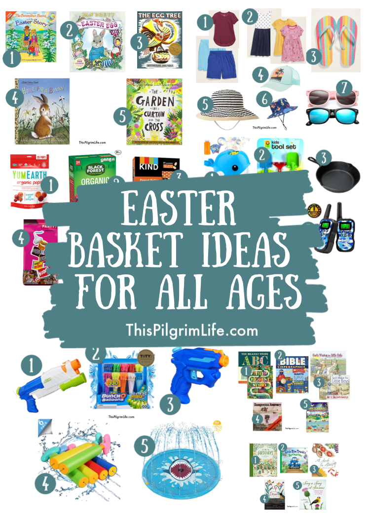 This year we may not be able to get out to do our Easter shopping, but I've got you covered with this list of Easter basket ideas for all ages that you can order from home and receive before Easter!