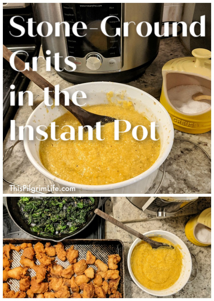 Grits can be messy and finicky to make on the stove-top, but making stone-ground grits in the Instant Pot is so easy, mess-free, and hands-off! 