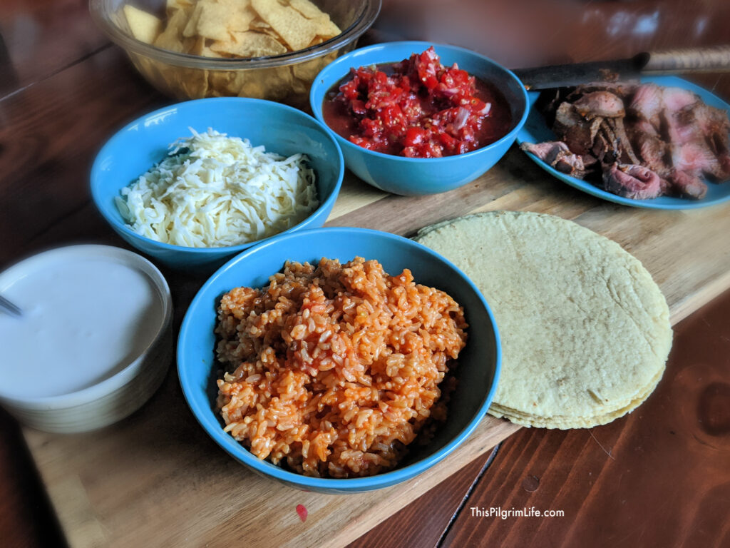 This Instant Pot Spanish rice is easy to make from scratch and is a delicious side dish with tacos, burritos, enchiladas, and more!