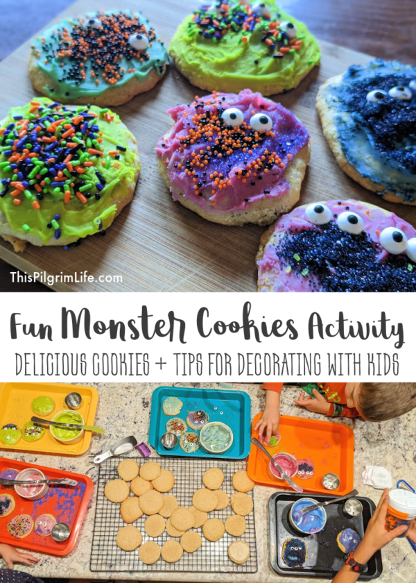 Fun Monster Cookies Activity - This Pilgrim Life