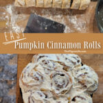 These decadent pumpkin cinnamon rolls are so quick and easy to make (from scratch!) and are a perfect seasonal treat! 