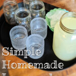 Perfect homemade lemonade in just five minutes with just three ingredients. Simple and refreshing!