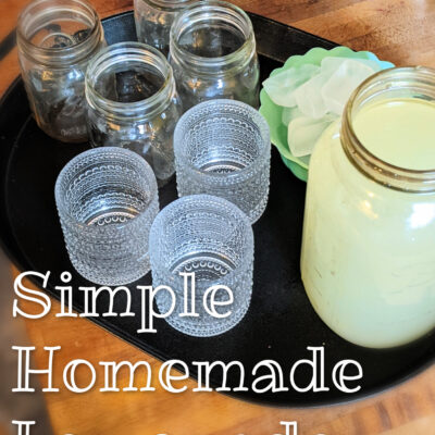 Simple Homemade Lemonade
