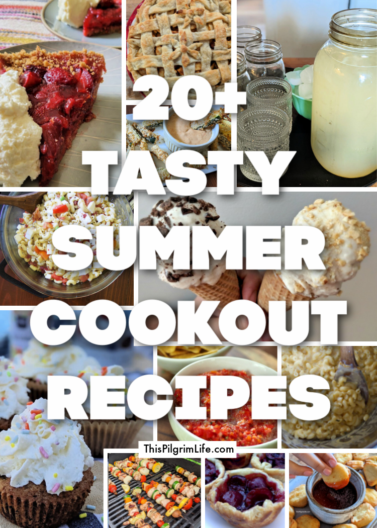 A collection of cookout recipes for appetizers, drinks, sides, desserts, and more-- perfect for sharing at summer parties and potlucks! 