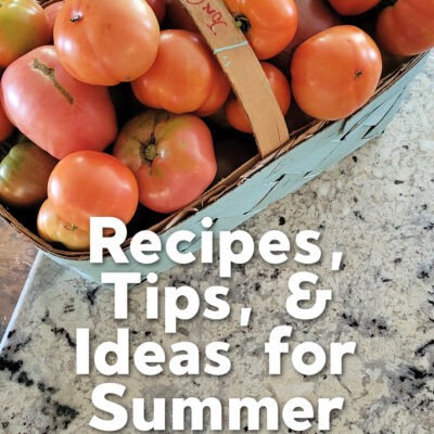 How I’m Processing A Bounty of Summer Tomatoes & A Free Freezer Inventory